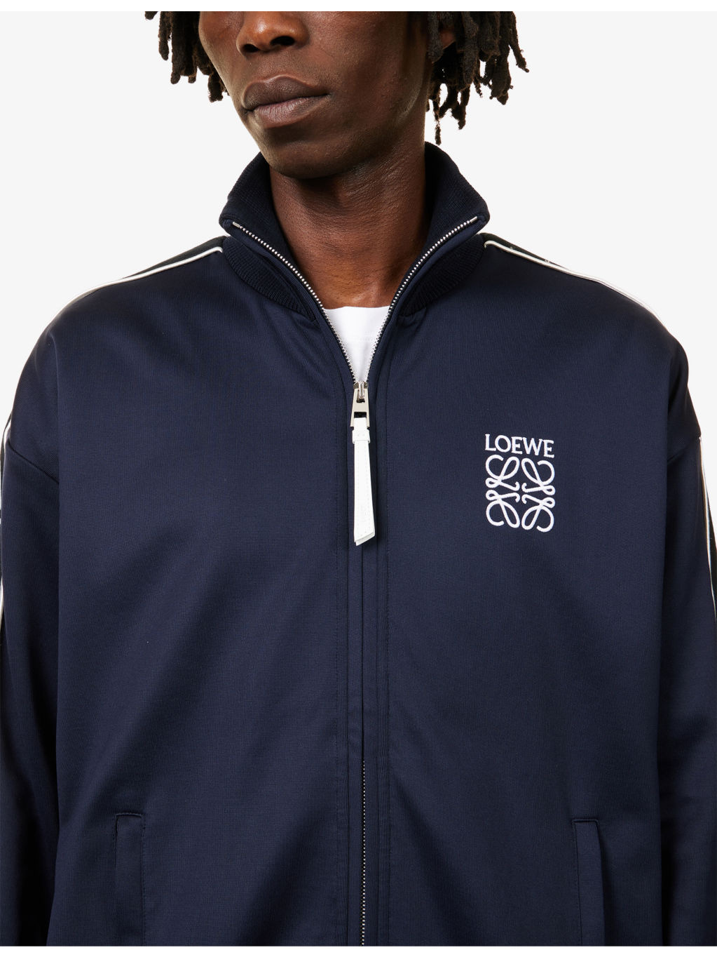 Monogram High-Neck Woven Tracksuit Jacket - 5