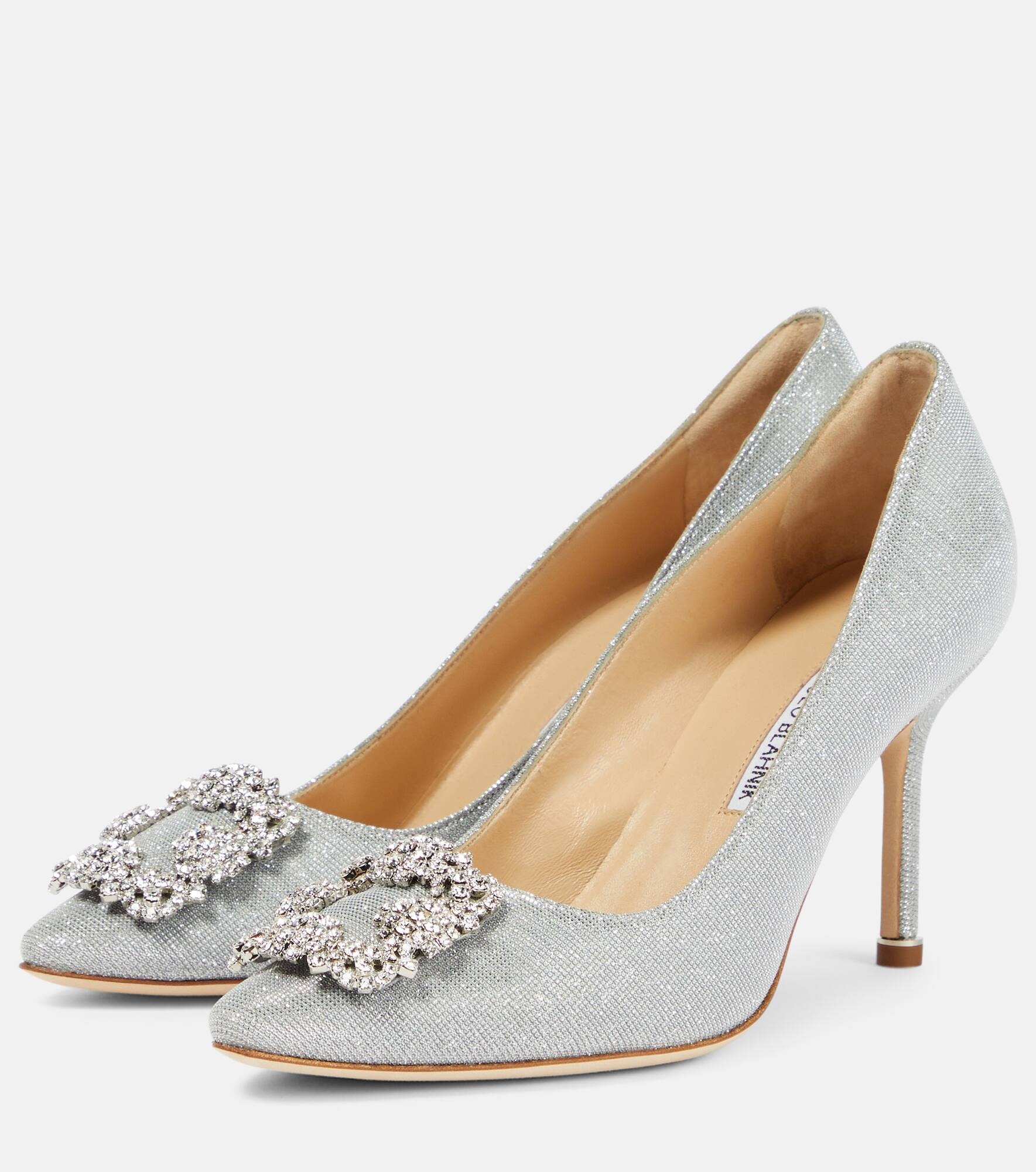 Hangisi 90 embellished glitter pumps - 5