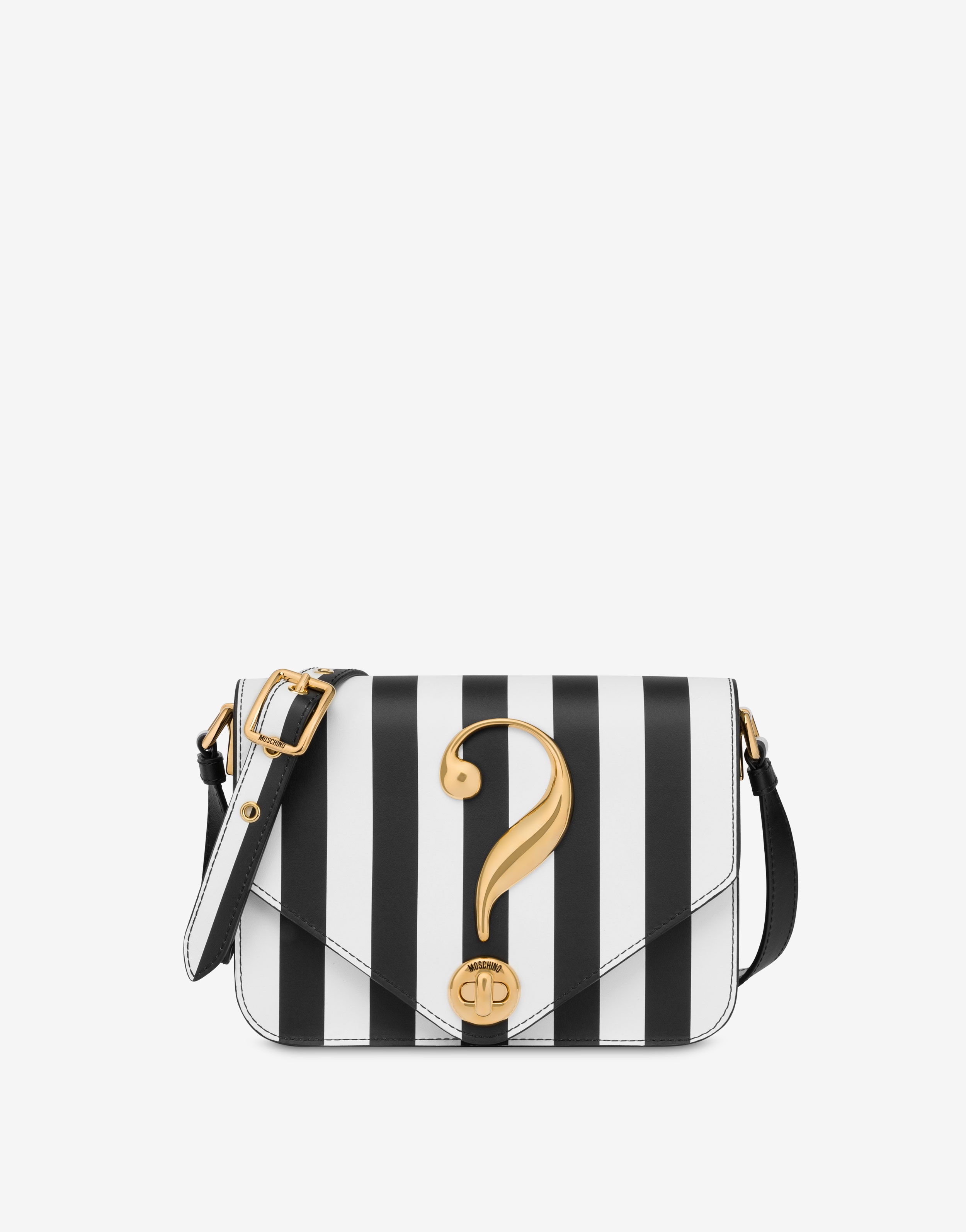 HOUSE SYMBOLS !? STRIPED SHOULDER BAG - 1