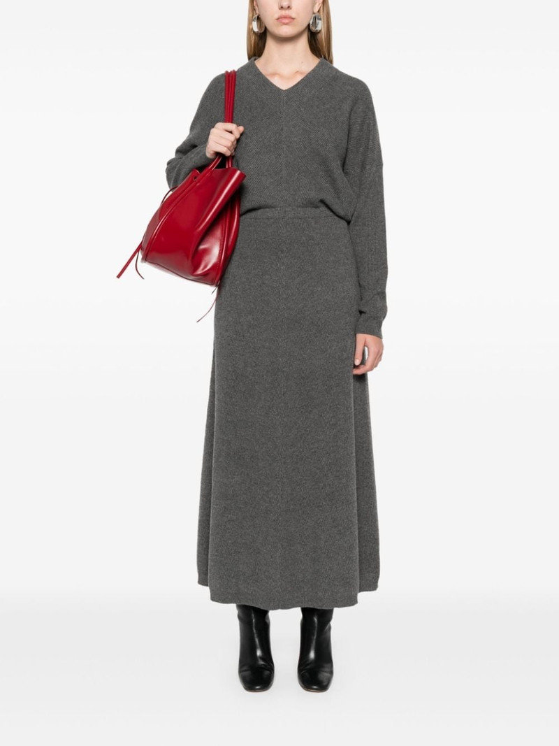 Brunello Cucinelli ribbed-knit maxi dress outlook