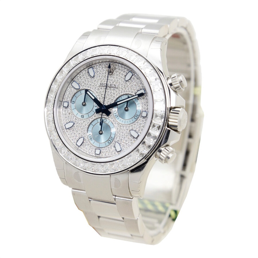 Rolex Cosmograph Daytona Diamond Pave Dial Platinum Men's Watch 116576TBR - 2