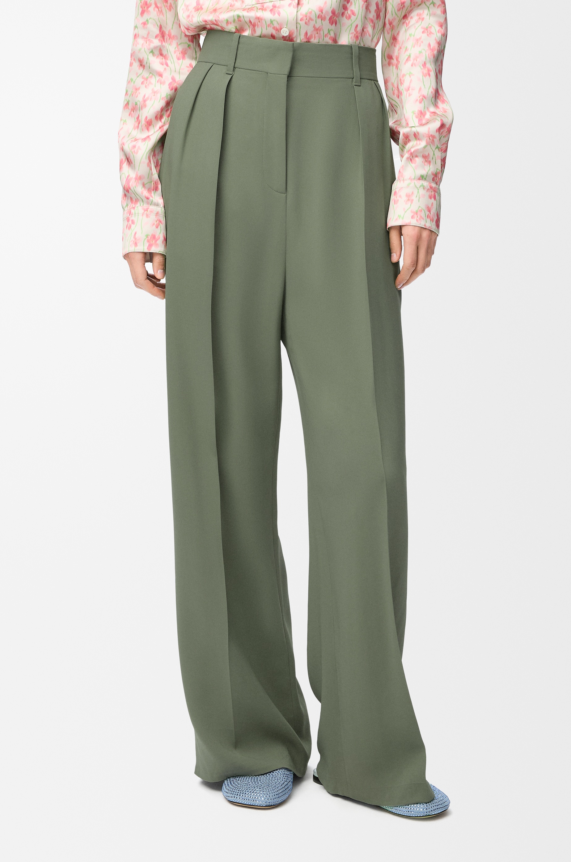 Trousers in stretch viscose - 3
