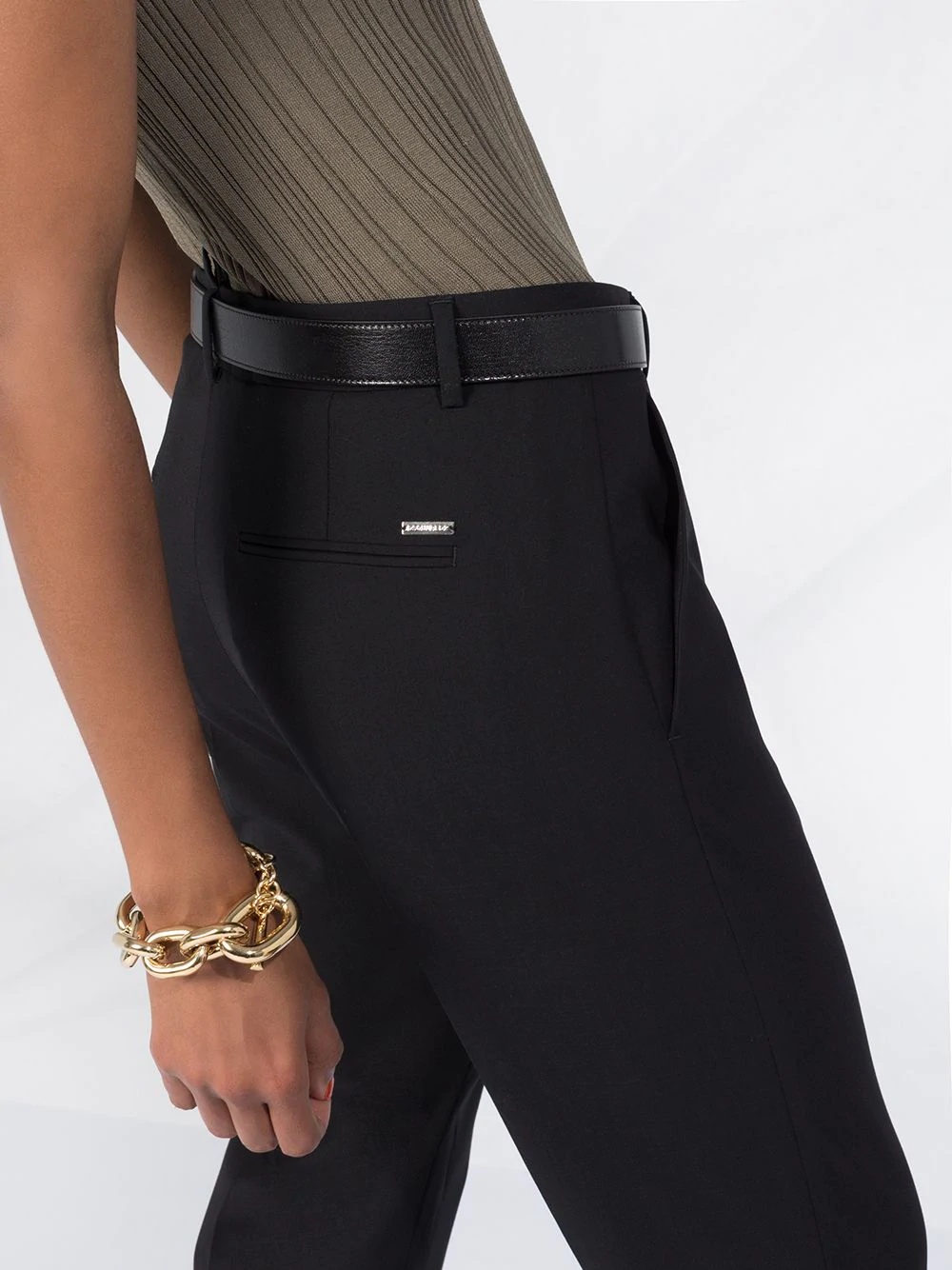 cropped tailored trousers - 5