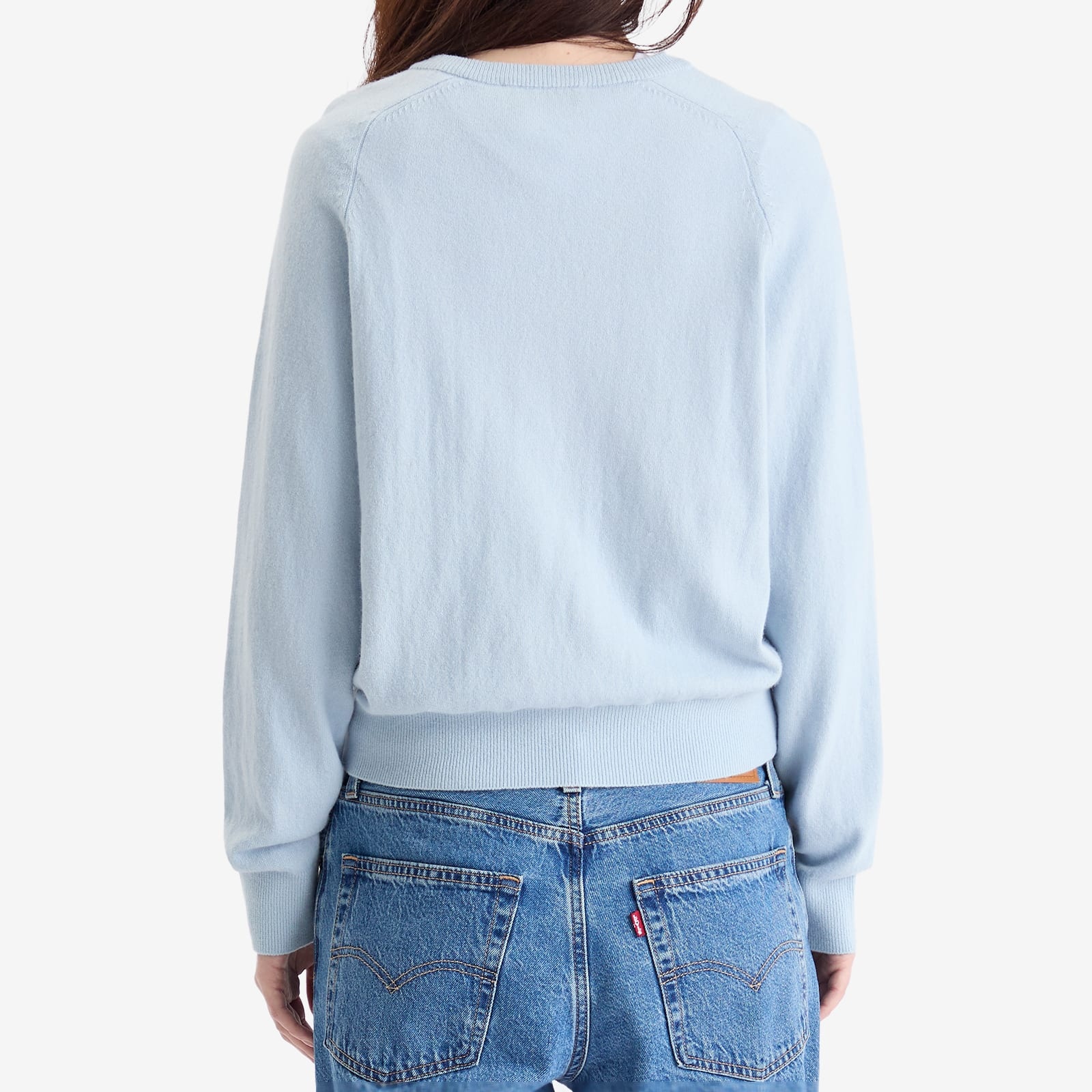 DUNST Unisex Loose V-Neck Sweater - 3