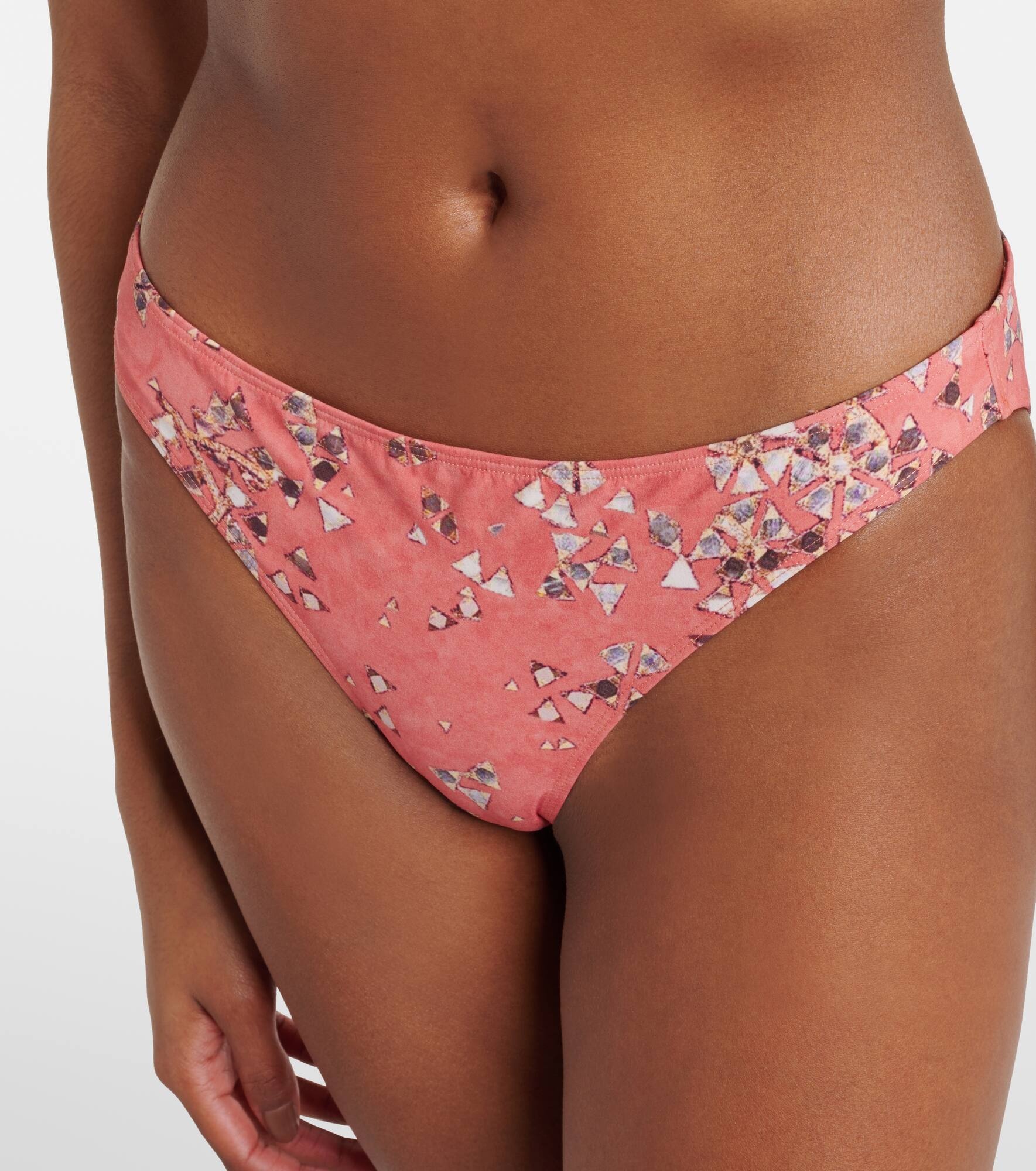 Saly printed bikini bottoms - 4