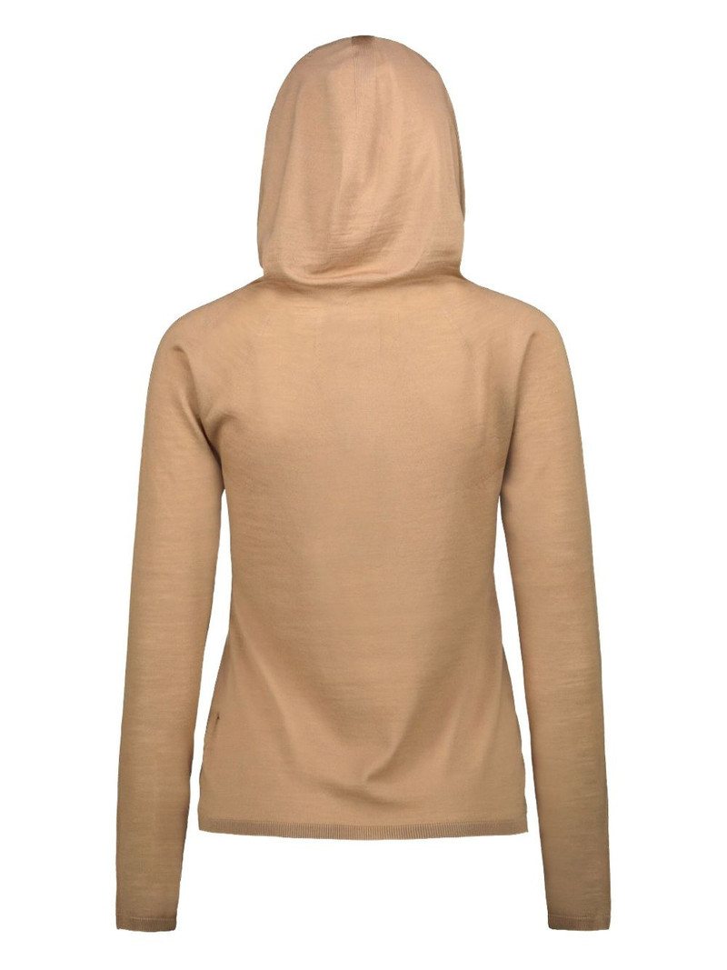 courrèges logo-embroidered wool hoodie outlook