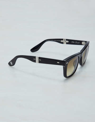 Brunello Cucinelli Mr. Brunello folding acetate sunglasses with photochromic lenses outlook