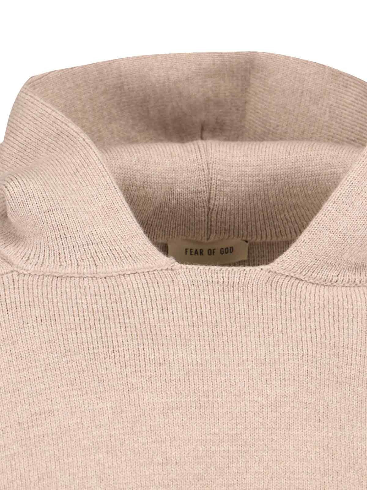 KNITTED HOODIE - 5