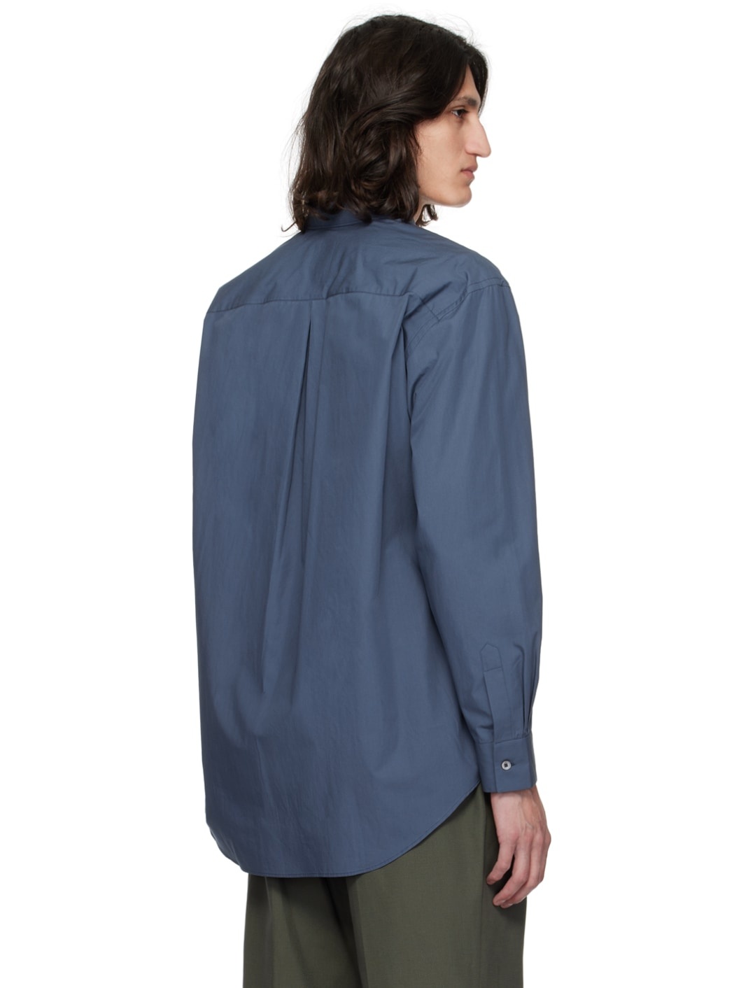 Navy Oversized Shirt - 3