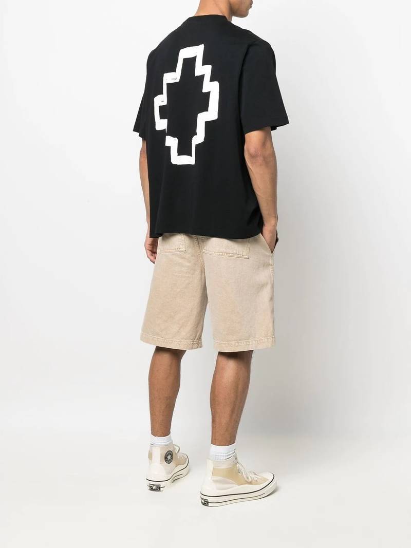 Marcelo Burlon County Of Milan Tempera Cross-print T-shirt outlook