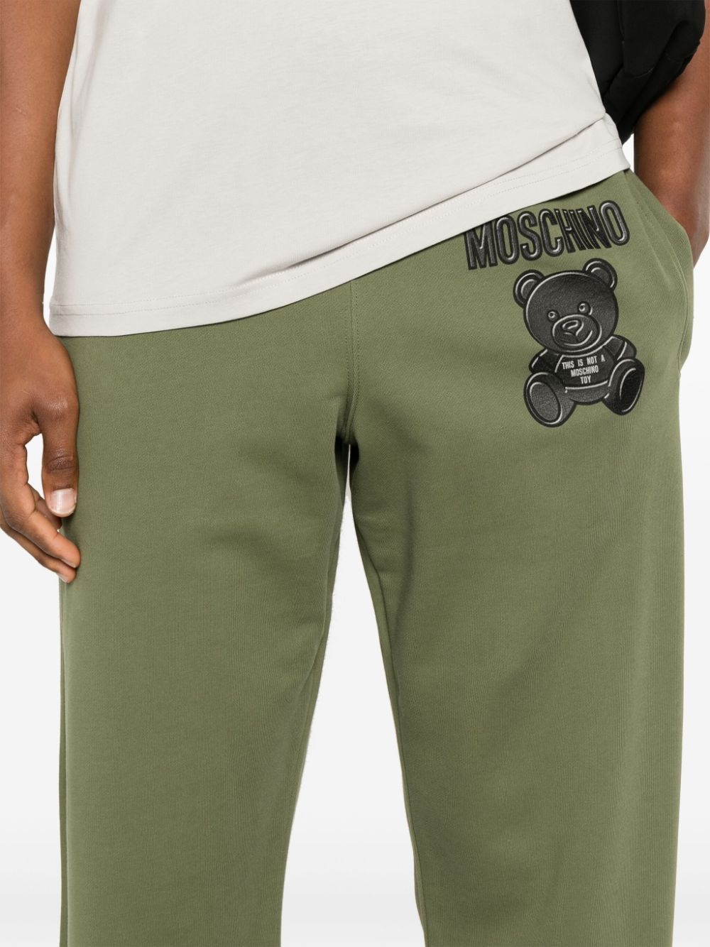 Teddy Bear-motif track pants - 5