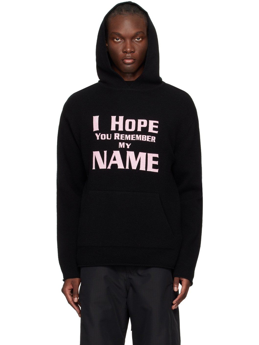 Black 'I Hope You Remember My Name' Hoodie - 1