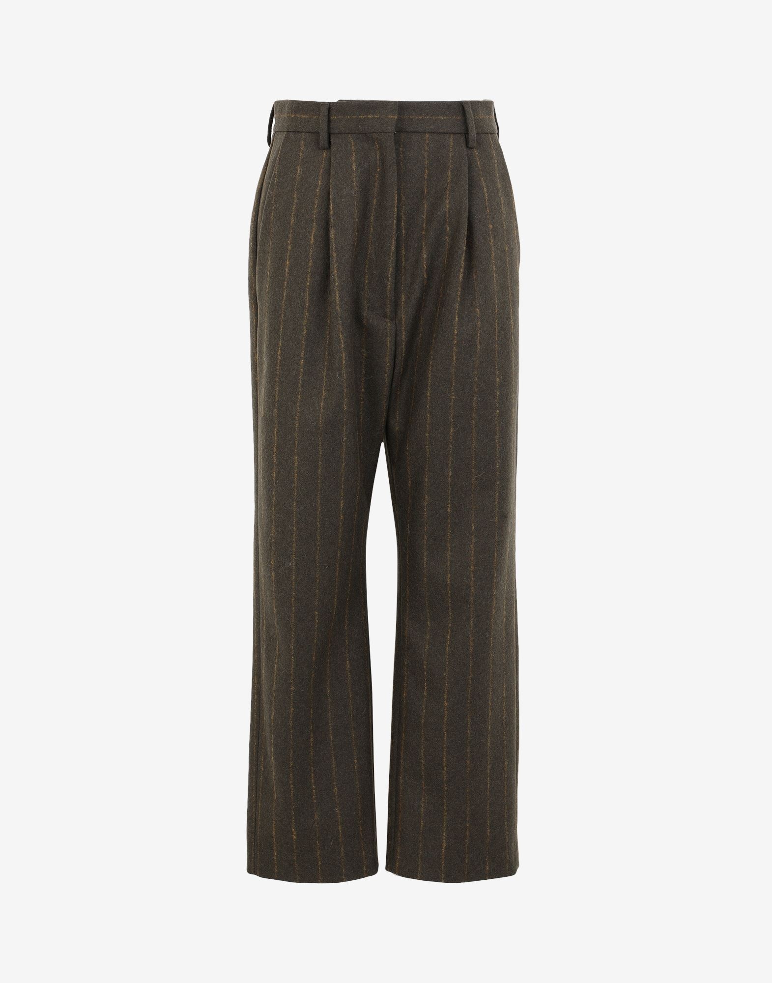 Stripe felt trousers - 1