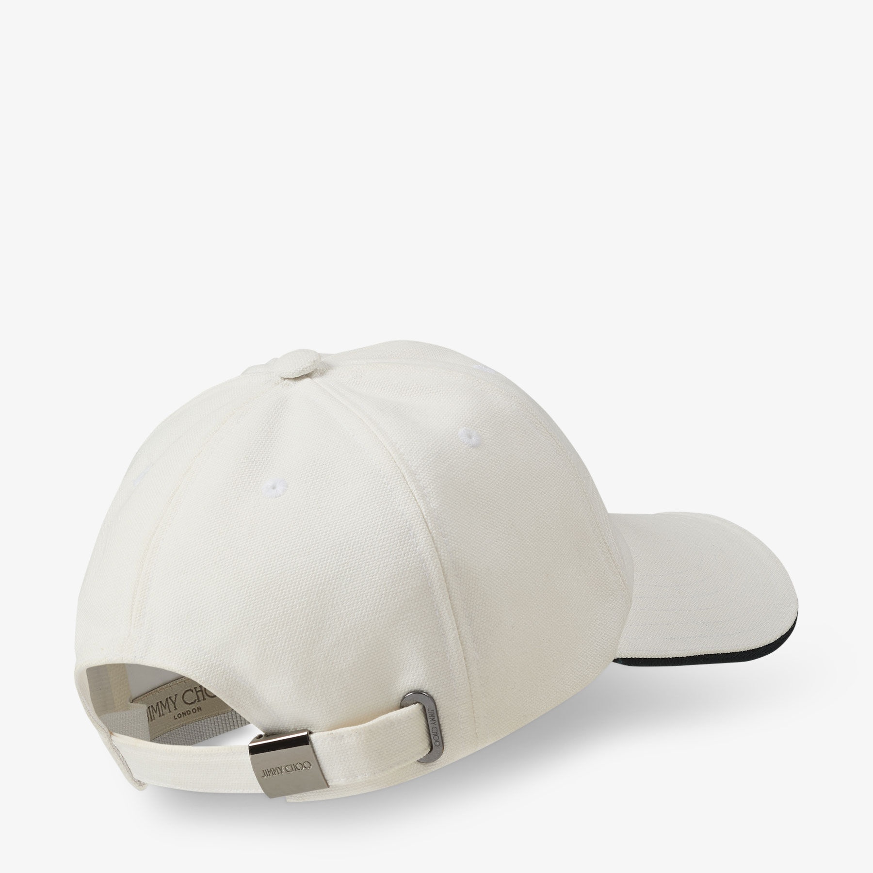 Jimmy Choo / Malbon Cap
Latte Embroidered Cotton Cap - 3