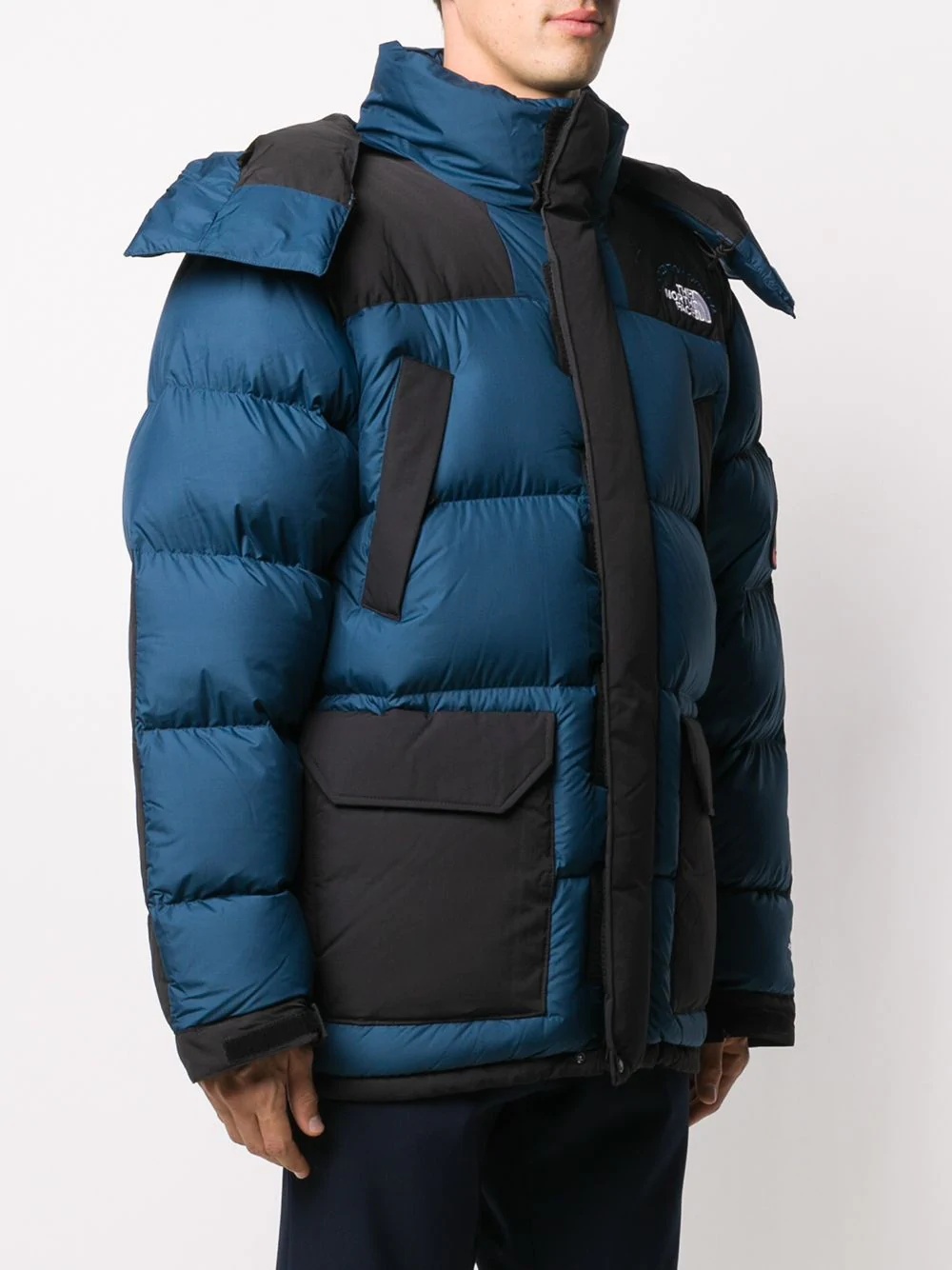 two-tone padded jacket - 3