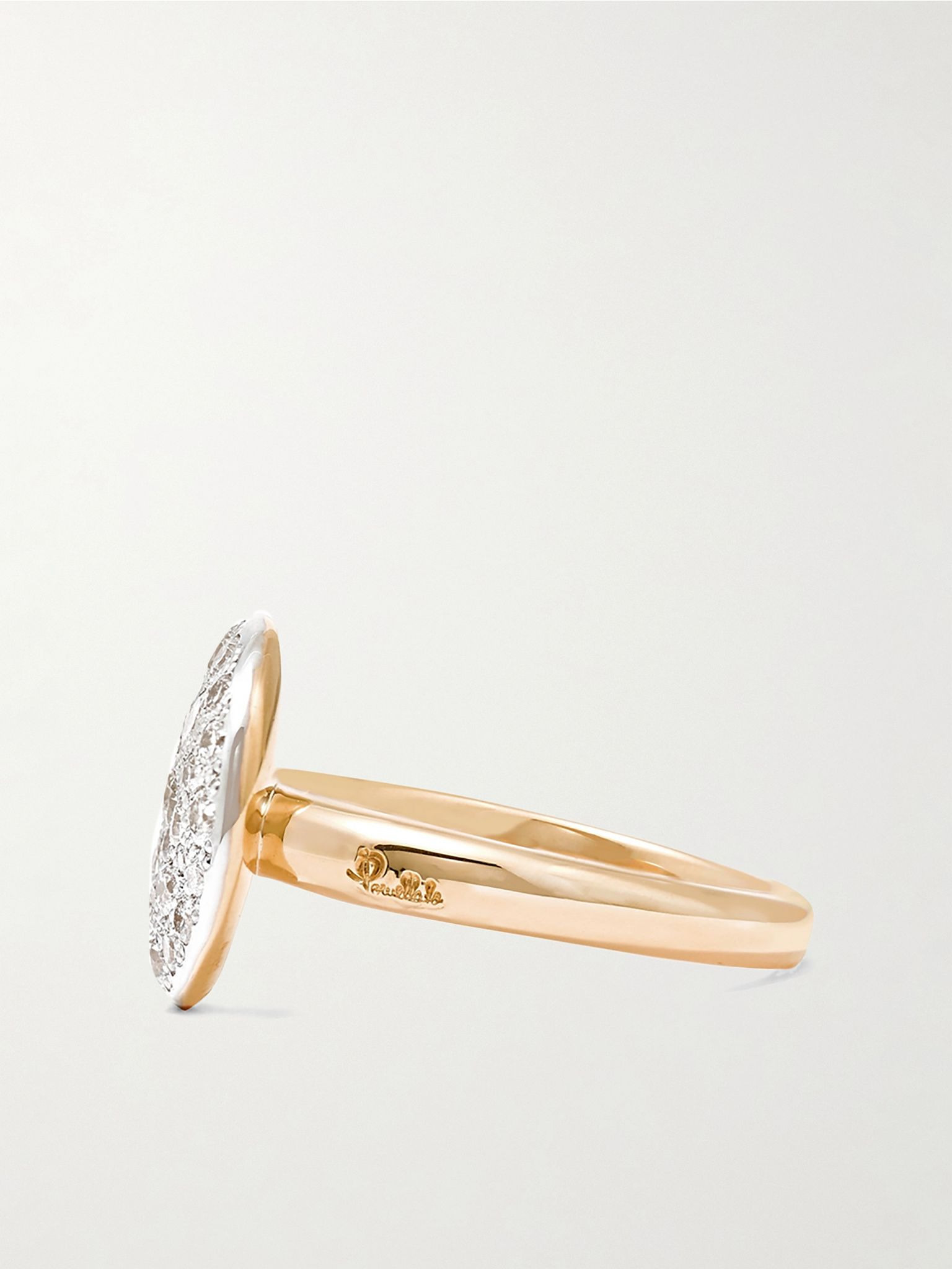Sabbia 18-karat rose gold diamond ring Gold - 5
