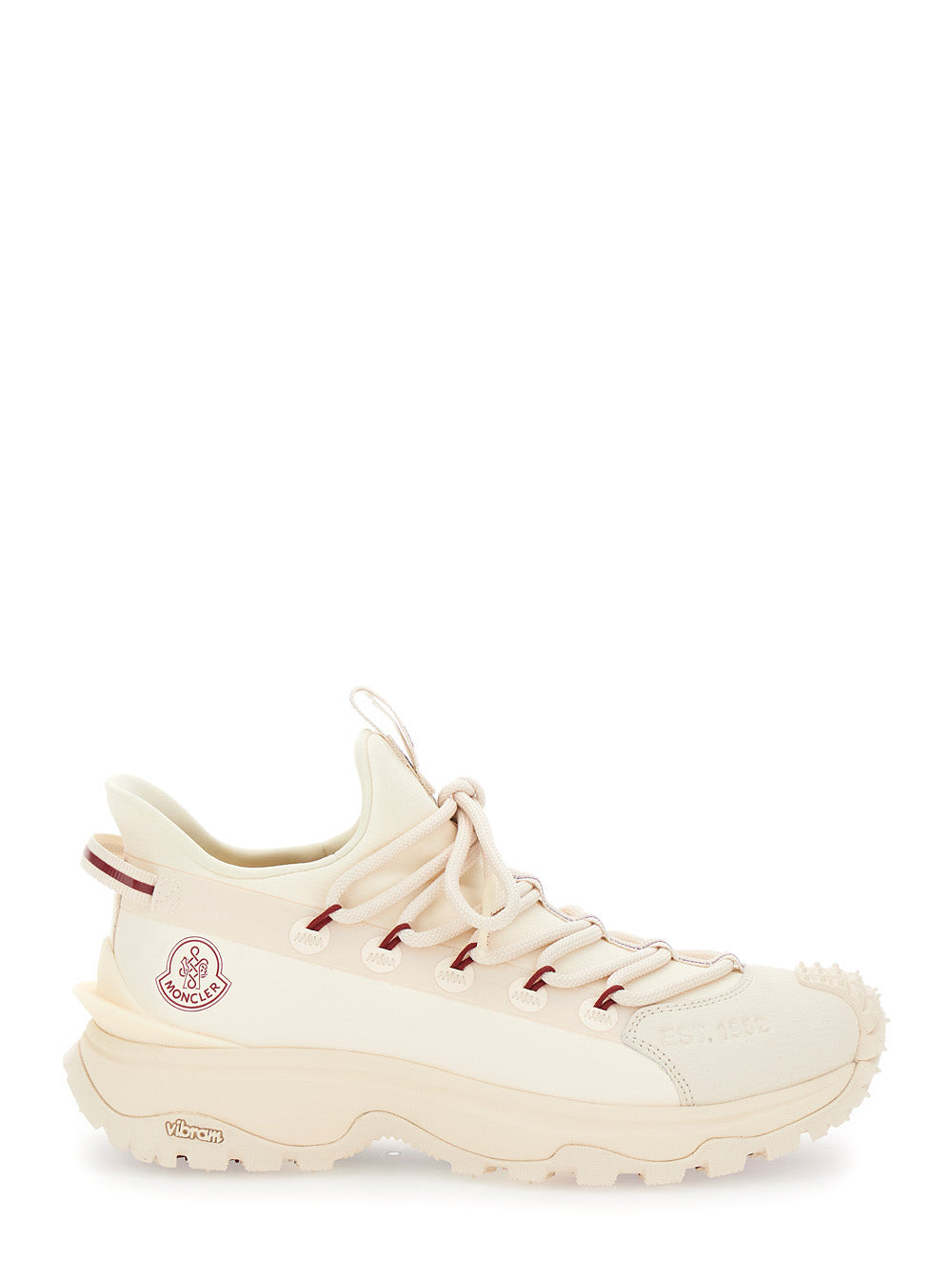 Moncler Women 'Trailgrip Lite2' Beige Low Top Sneakers With Logo In Tech Fabrics Mix Woman - 1