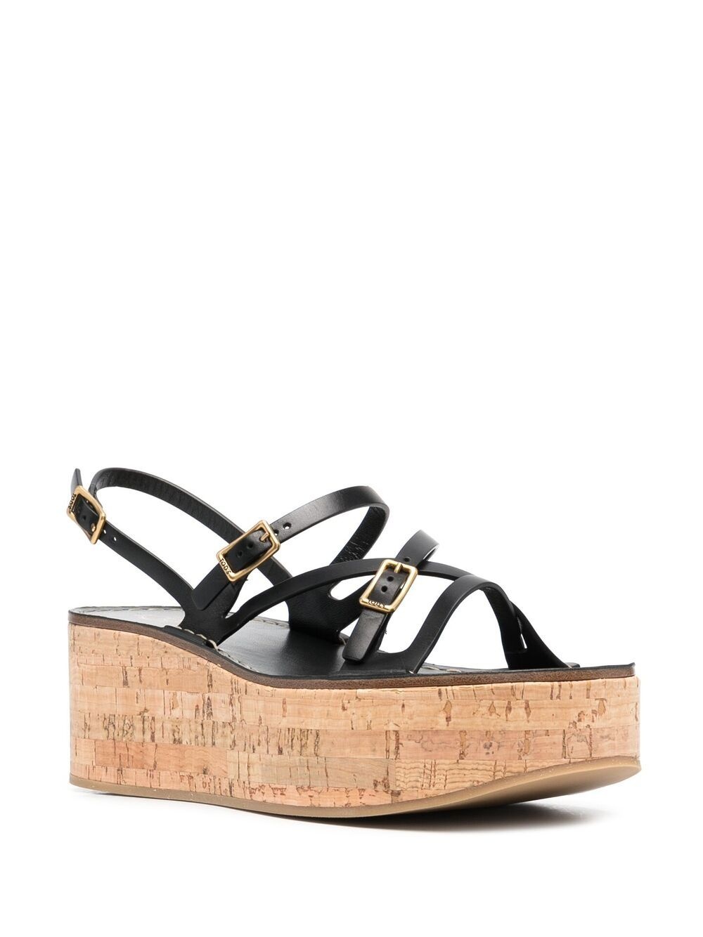 strap-detail platform sandals - 2