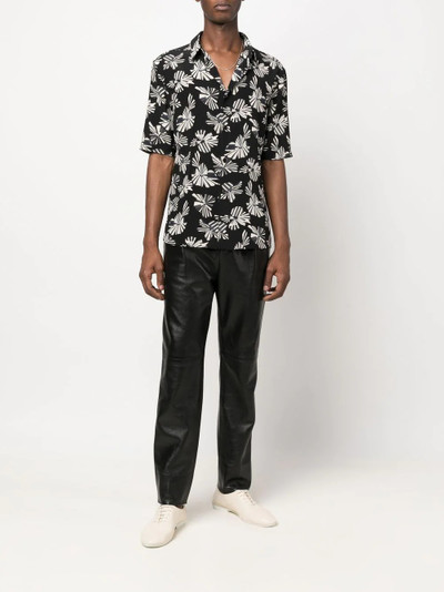 SAINT LAURENT graphic-print short-sleeve shirt outlook