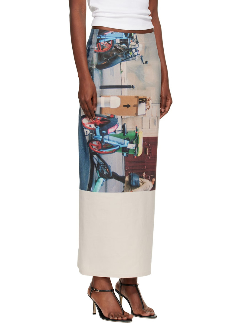 Multicolor Street View Midi Skirt 2
