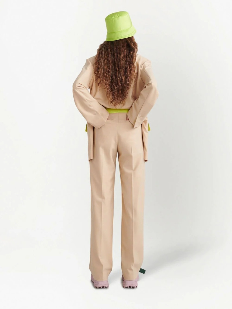 Active straight-leg tailored trousers 4