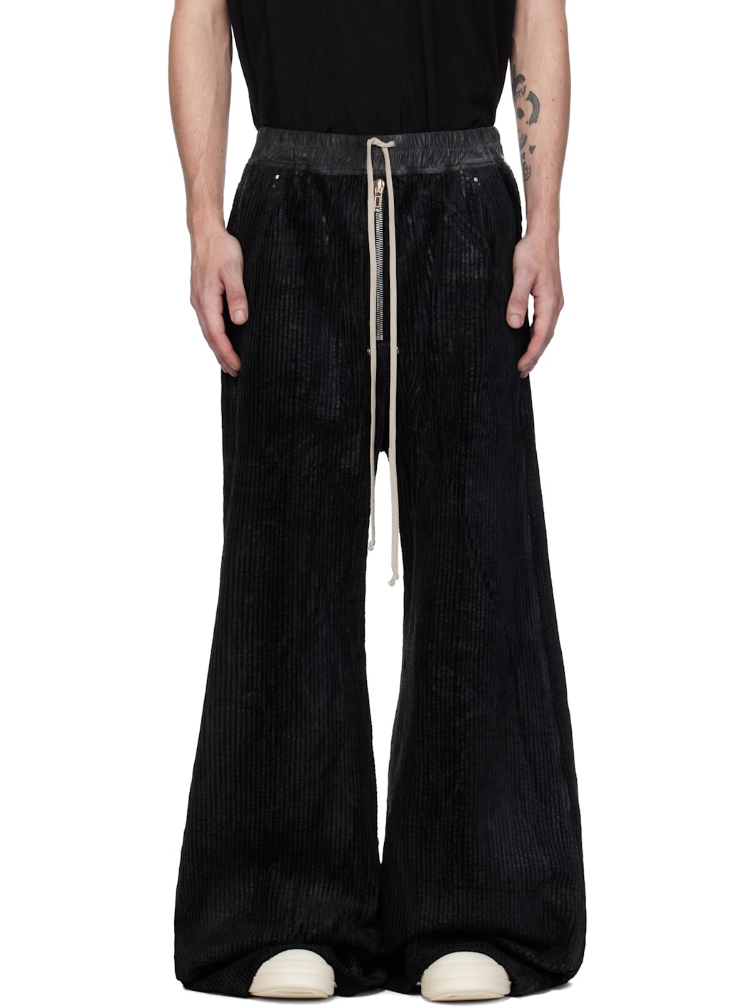 Black Porterville Geth Belas Trousers - 1