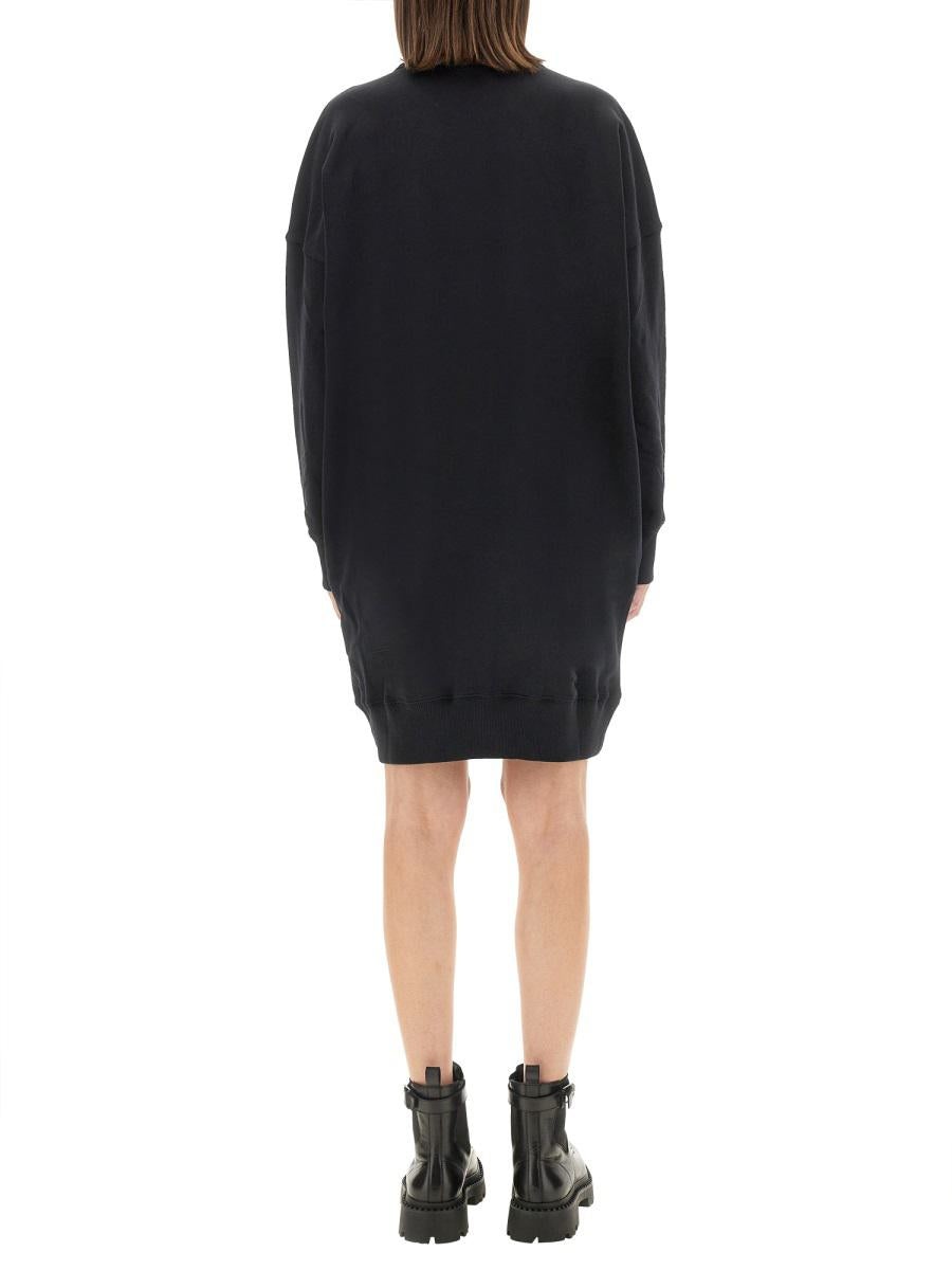 MSGM Msgm Brushed Logo Dress | baltini | REVERSIBLE