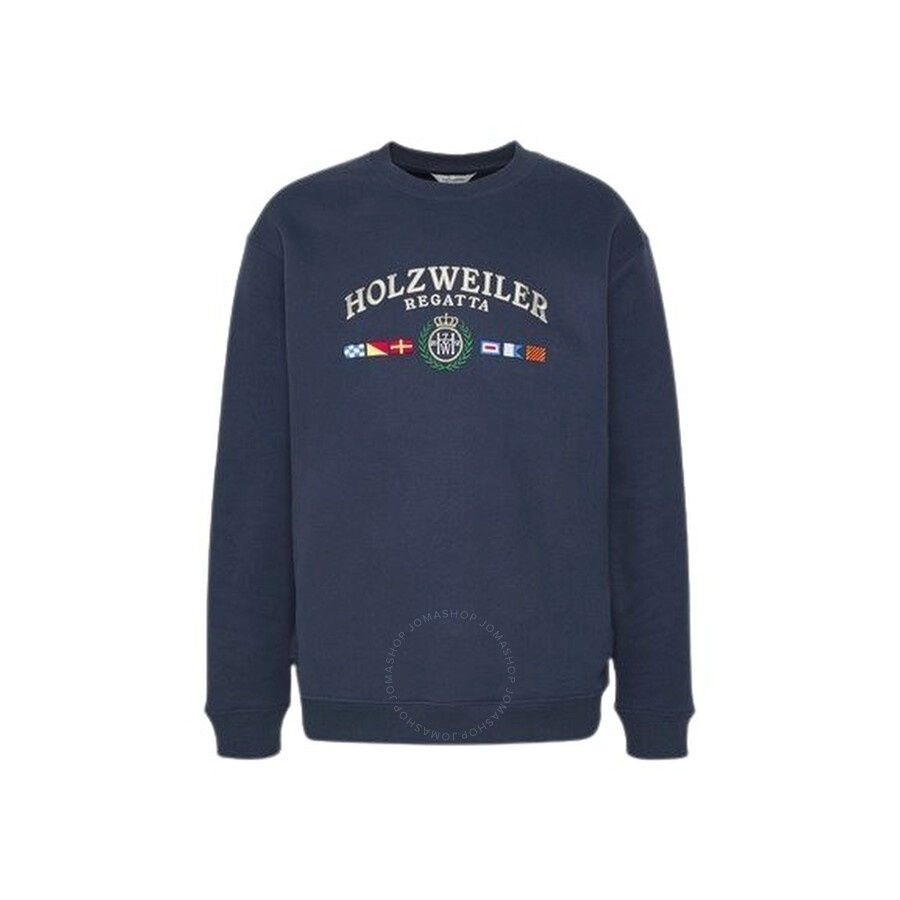 Holzweiler Men's Dk. Blue Fleece Cooper Regatta Hoodie - 1