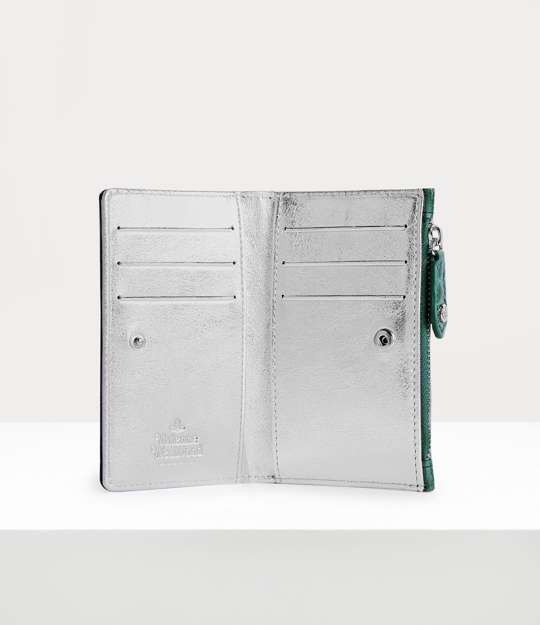 CROCODILE SLIM FLAP CARD HOLDER - 3