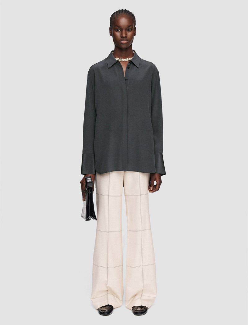 JOSEPH Silk Crepe de Soie Bold Blouse outlook