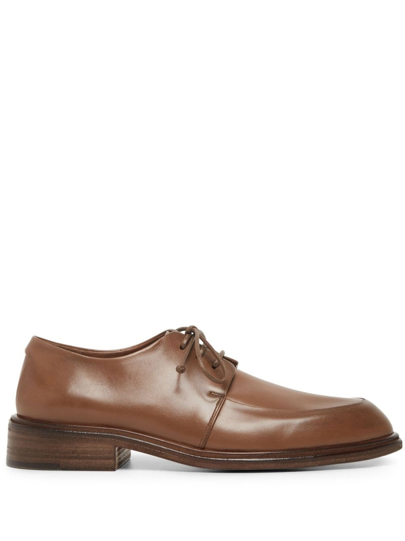 almond-toe leather oxford shoes 1