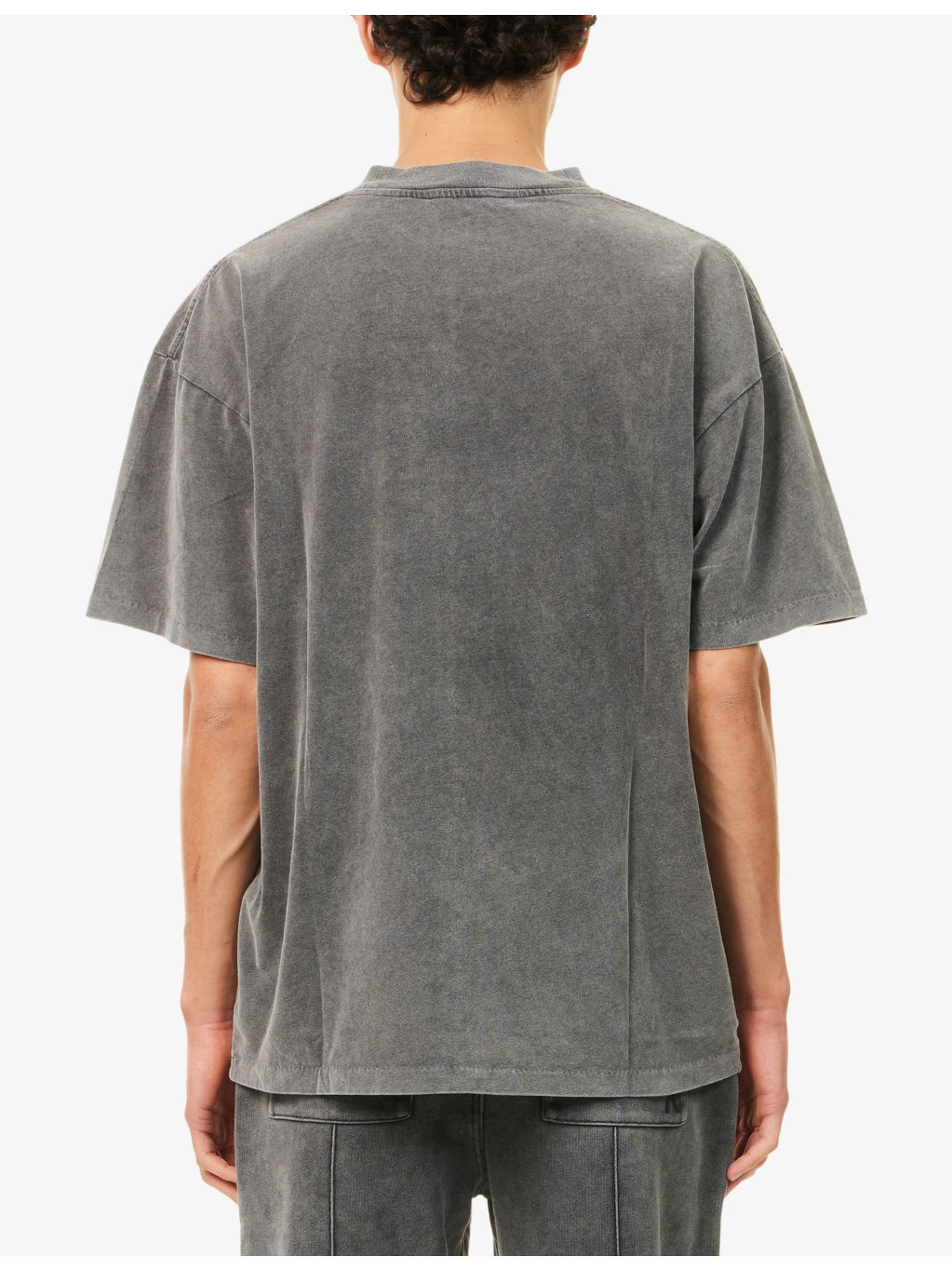 Embroidered Serif Logo Cotton-Jersey T-Shirt - 4