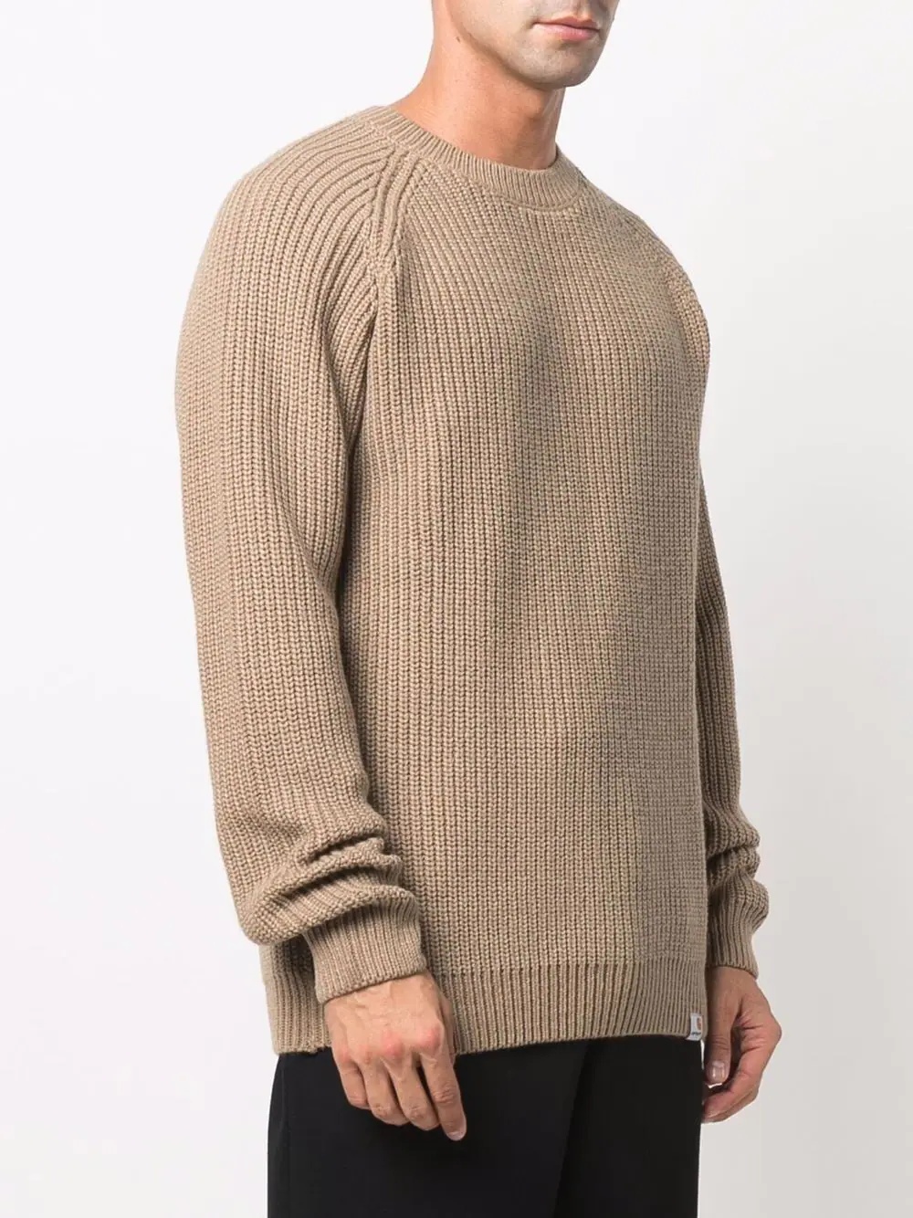 crew-neck knitted jumper - 3