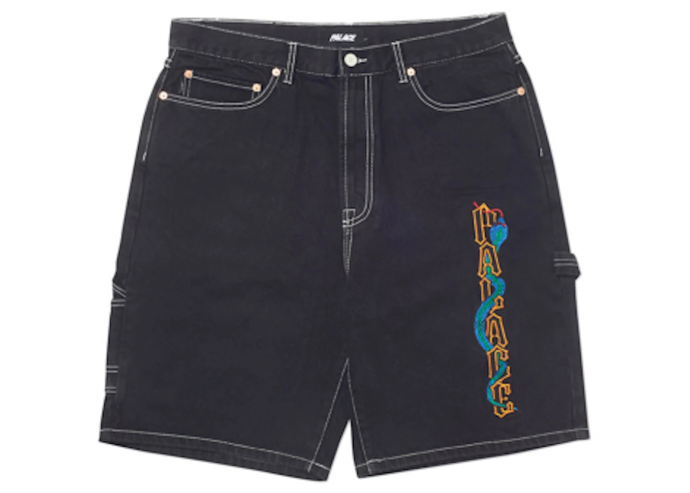 Palace Sphesh Shorts Black Stone Wash - 1