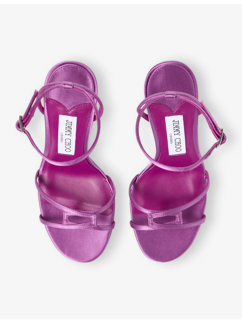 1998 Leo 100 Satin Heeled Sandals - 2