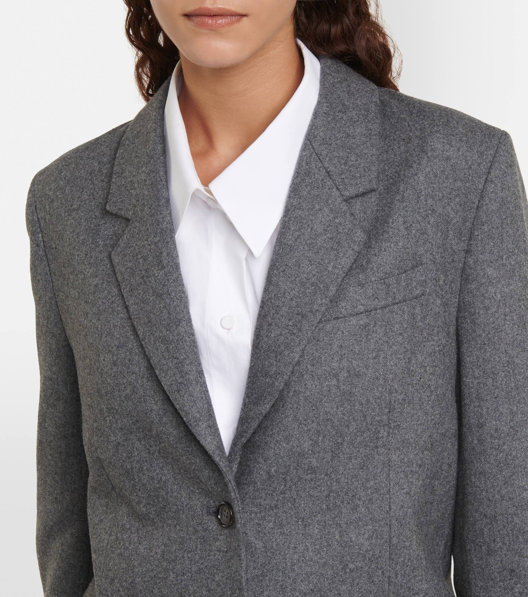 Wool-blend blazer - 4