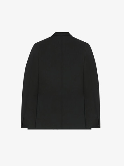 Givenchy SLIM FIT JACKET IN LIGHTWEIGHT WOOL WITH PADLOCK outlook