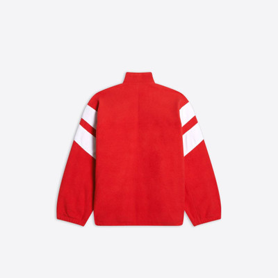 BALENCIAGA Men's Sporty B Cosy Tracksuit Jacket in Red outlook