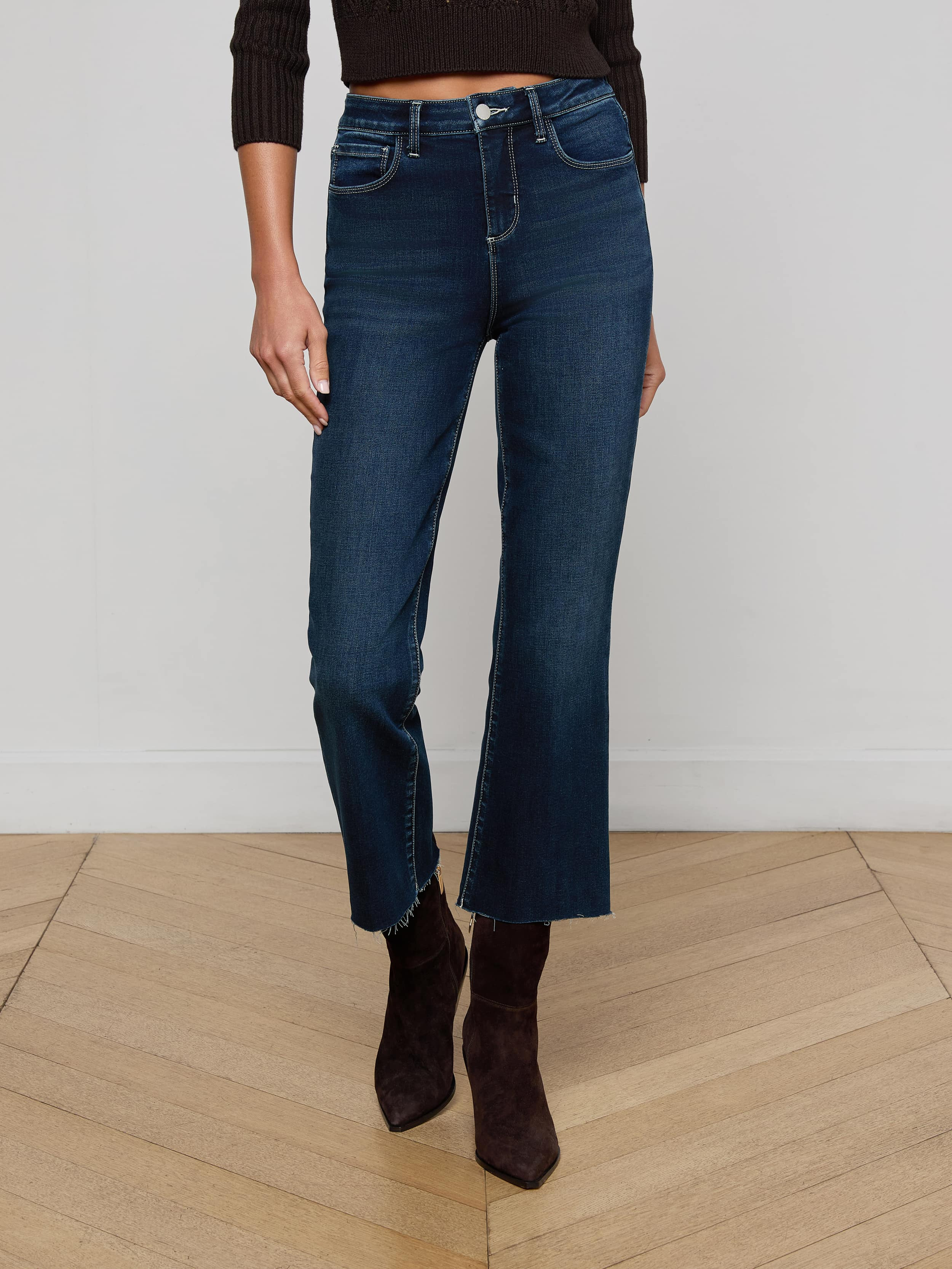 Kendra Cropped Flare Jean - 3