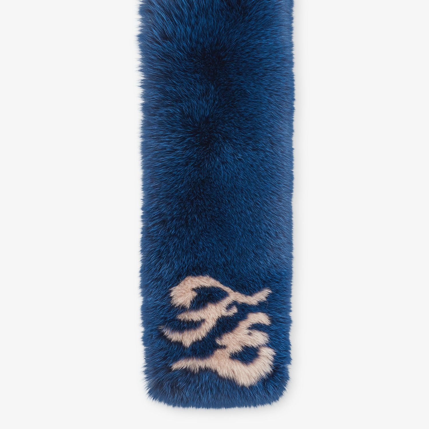 Blue fox fur collar - 2