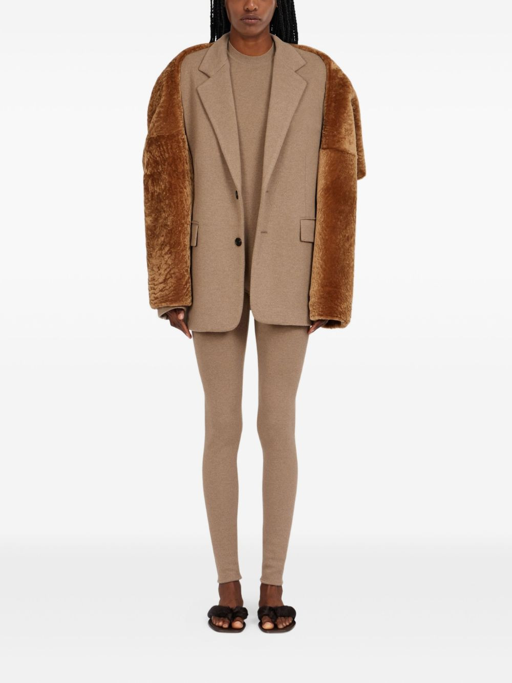 single-breasted flap-pocket blazer - 2