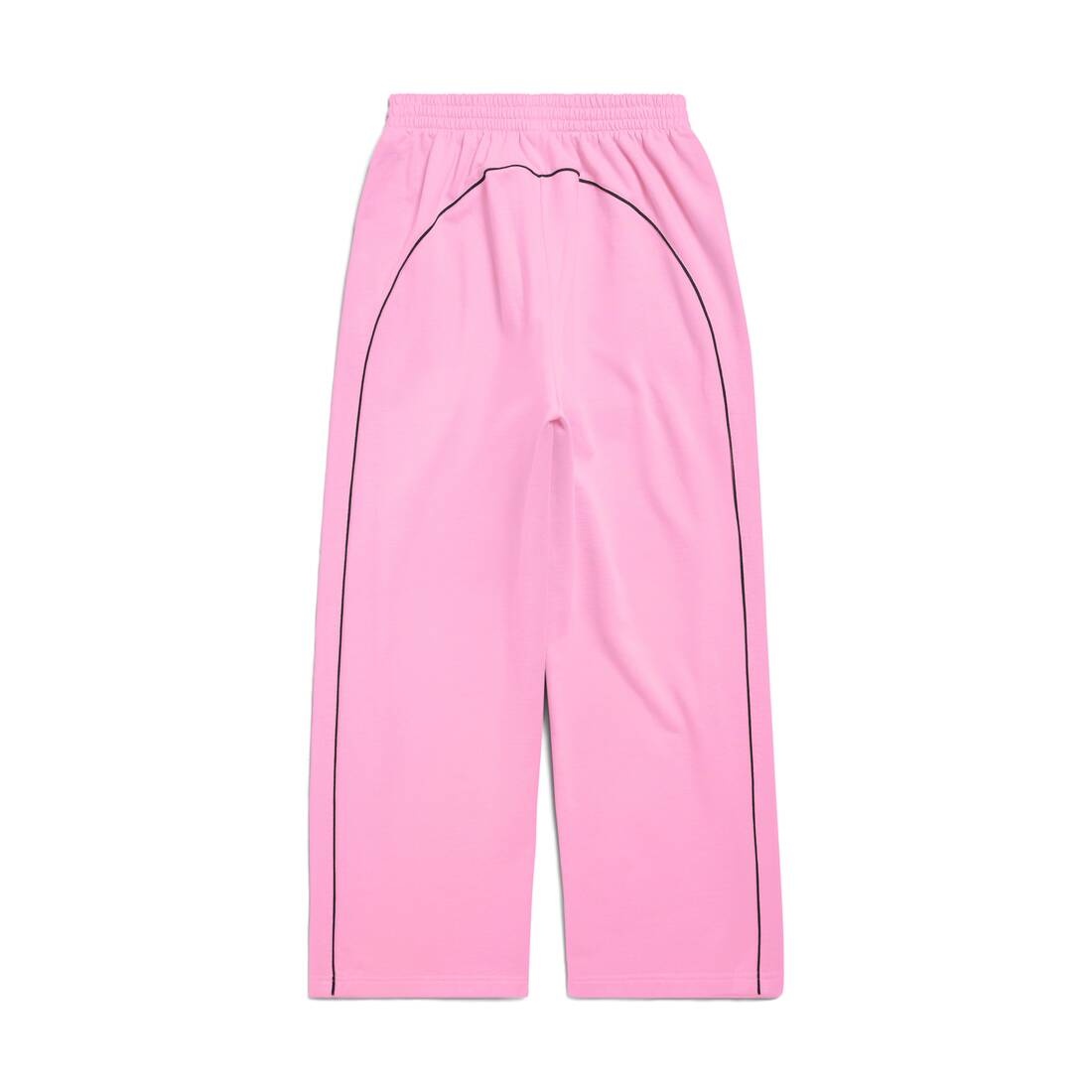 Men's Soccer Baggy Sweatpants in Pink/black - 6