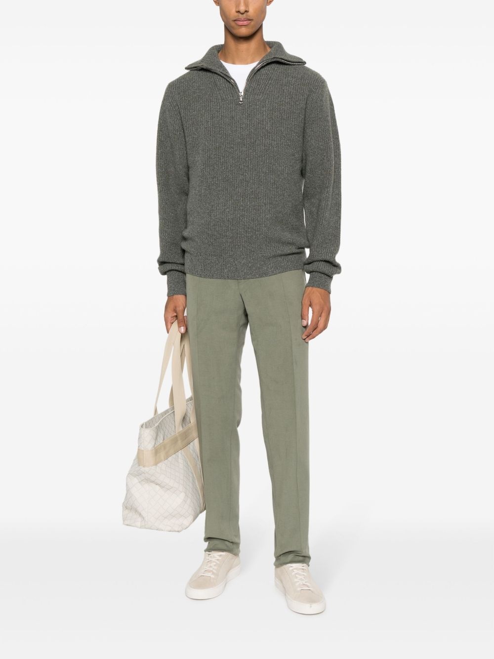 Tarek mock-neck jumper - 2