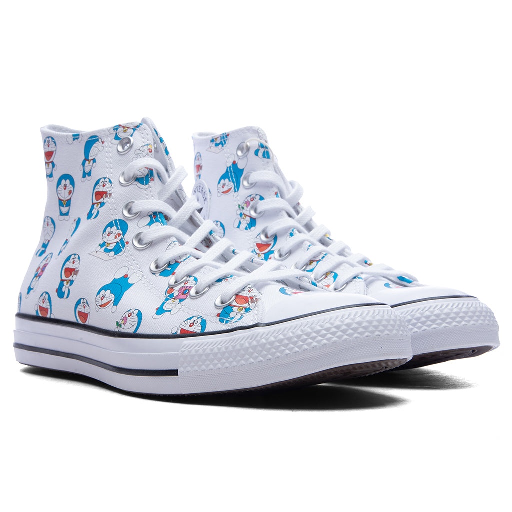 CONVERSE X DORAEMON CHUCK TAYLOR ALL STAR HI - VINTAGE WHITE/HAWAIIAN GOLD/FLAMINGO - 2