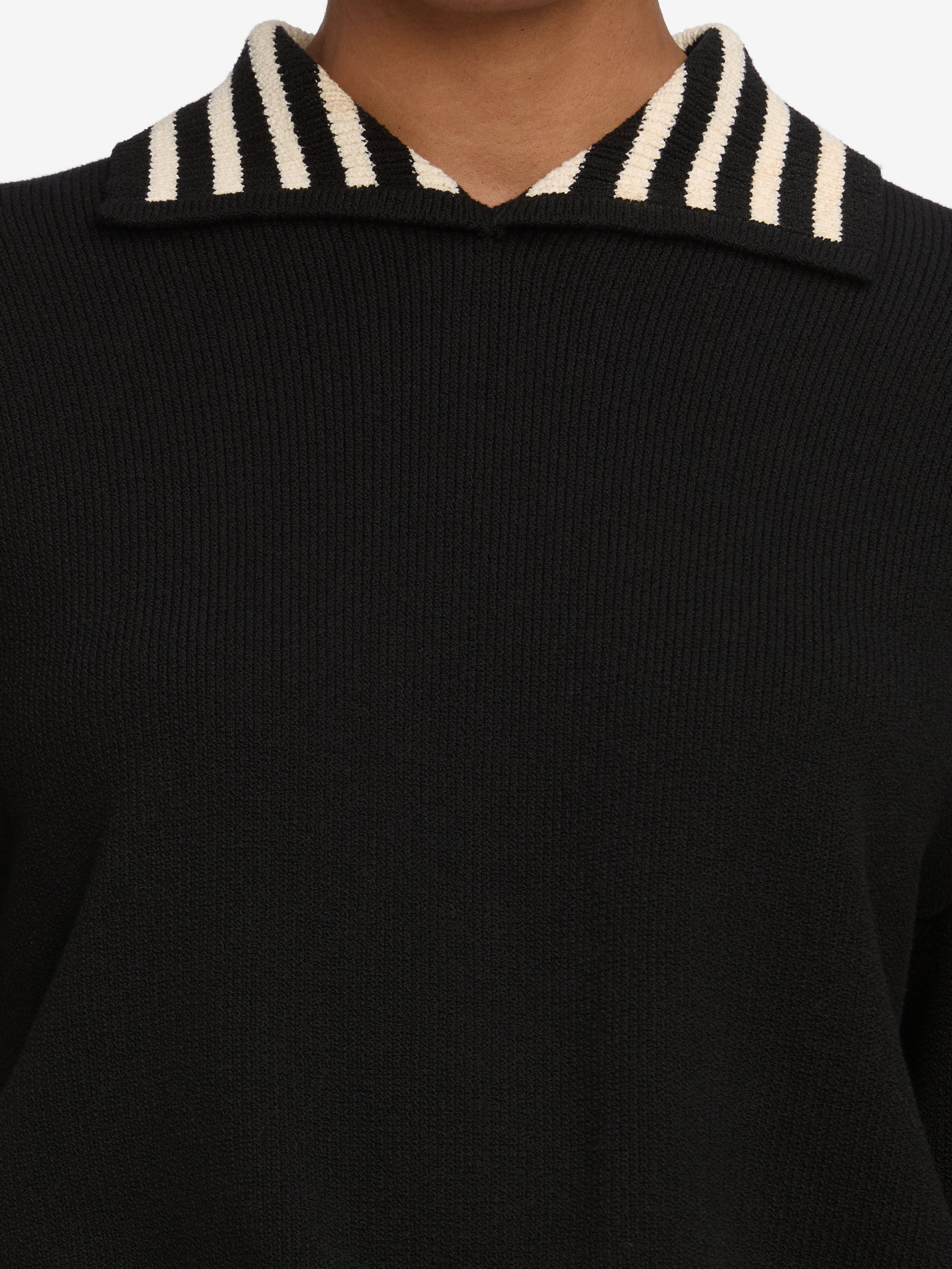 The Sailor Pullover in Black Multi - 4