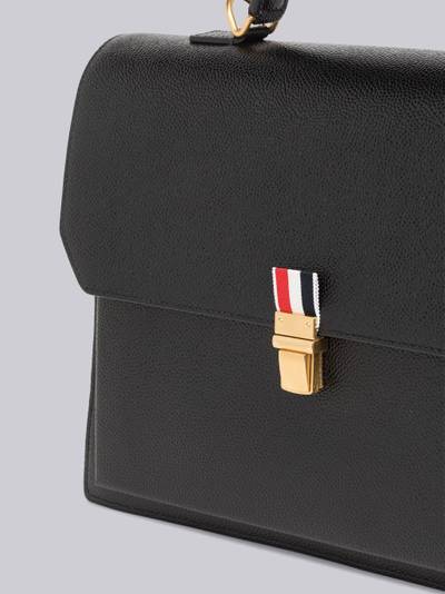 Thom Browne Pebble Grain Leather Top Handle School Bag outlook