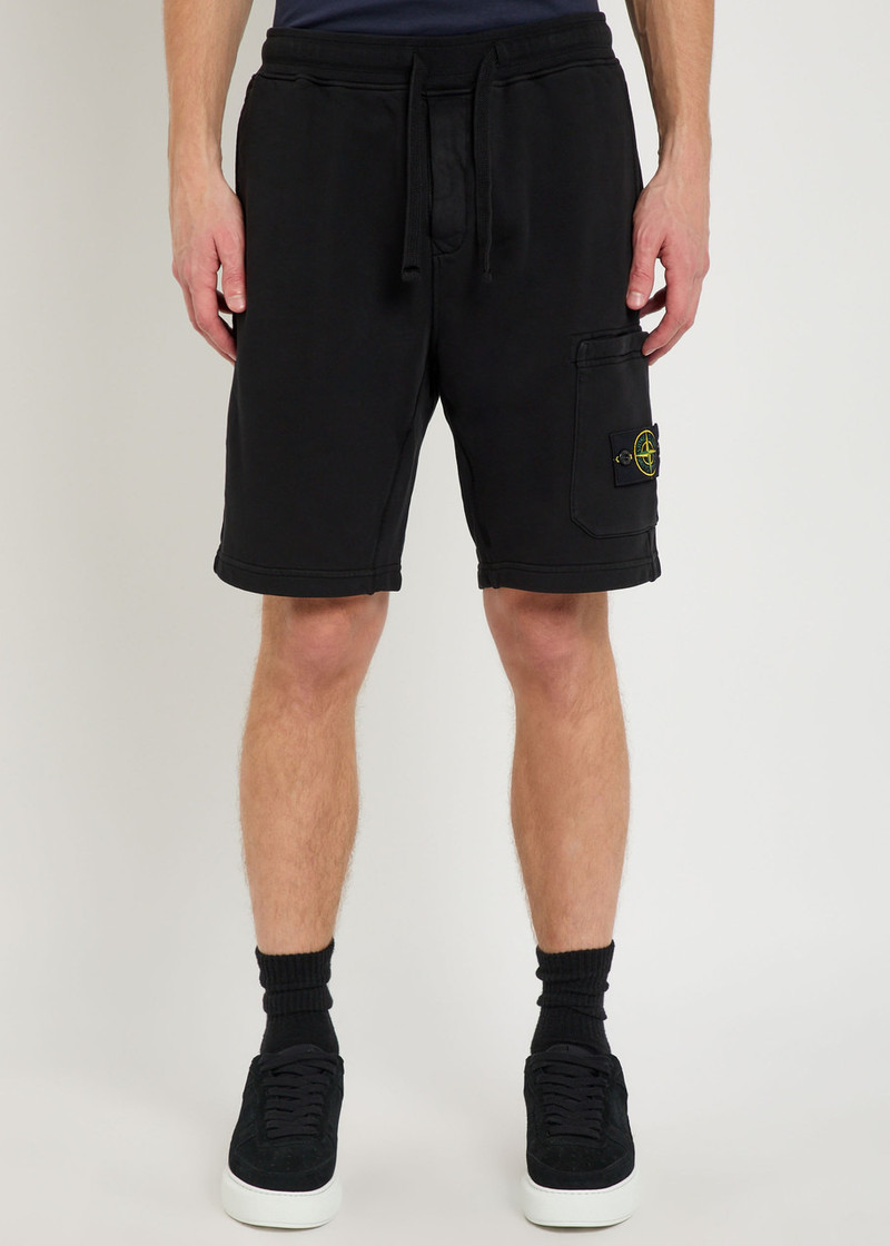 Stone Island Stone Island Logo Cotton Shorts outlook
