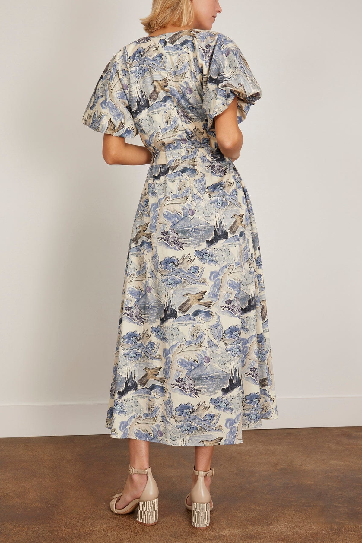 Paulina Dress in Berry Blue Mythical - 4