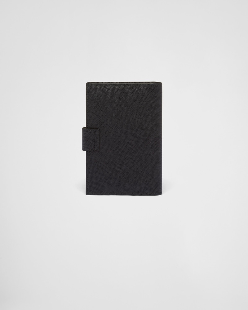 Saffiano and leather passport holder 3