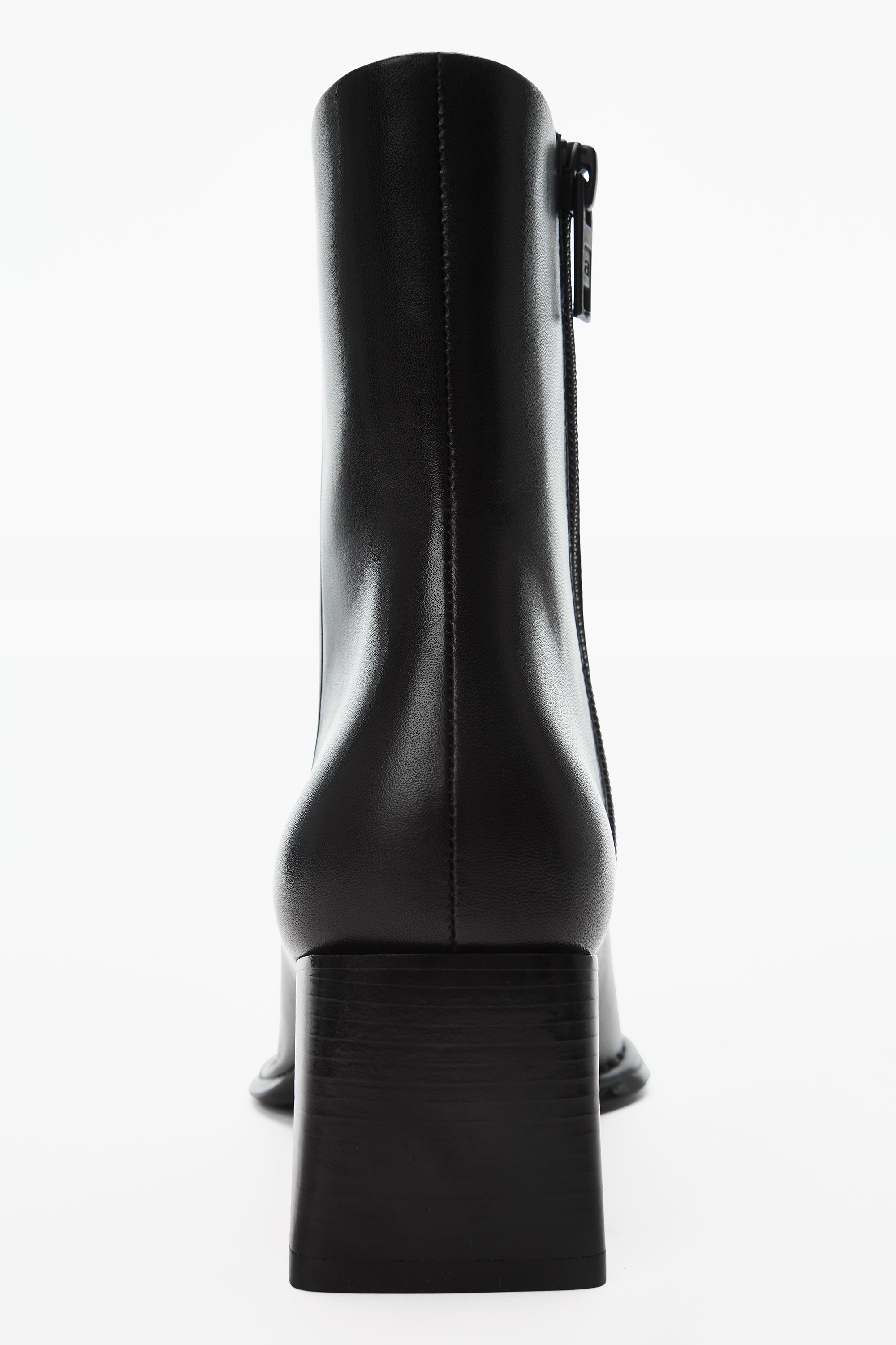 ALDRICH 55 ZIP-UP BOOTIE IN LEATHER - 5